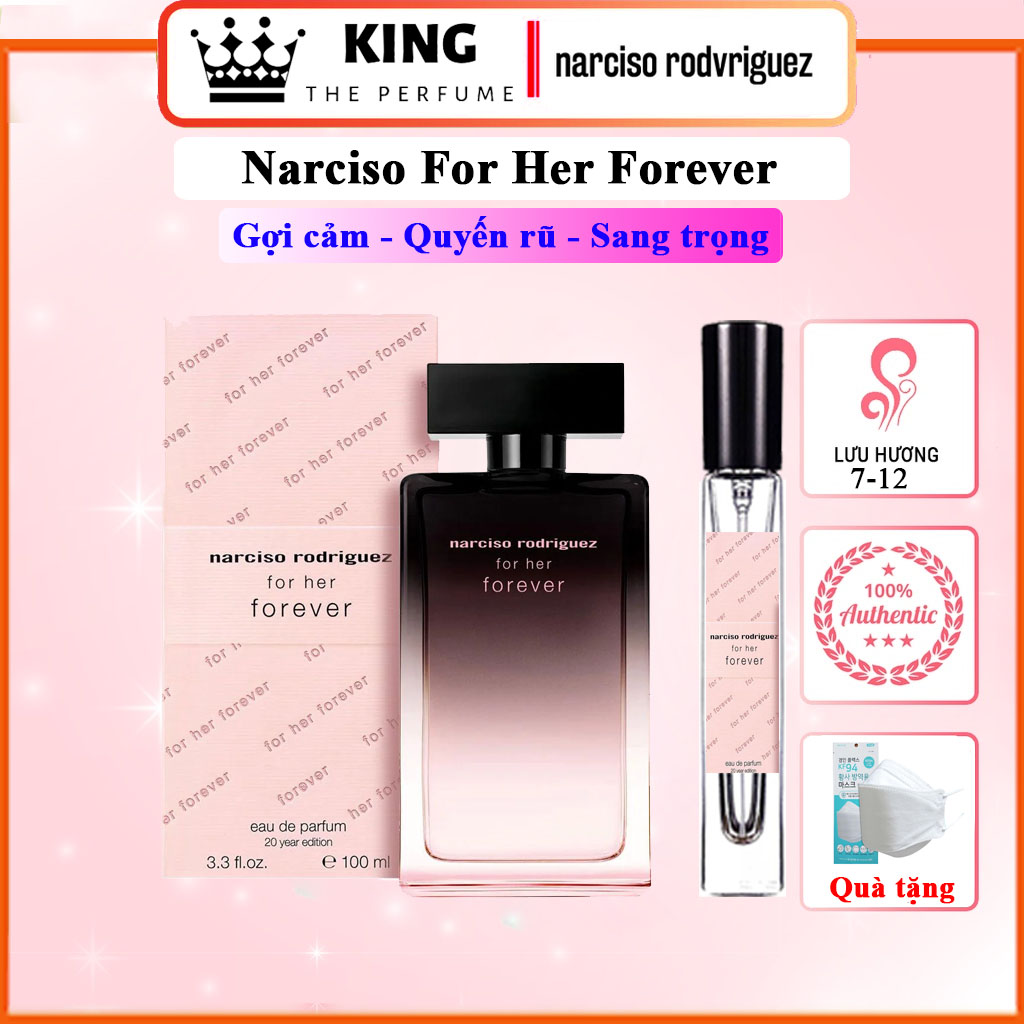 Nước hoa nữ nar for her forever/nar forever - hương xạ hương, quảng hoắc hương, hoa sứ, hoa nhài, chiết 5-10-20ml