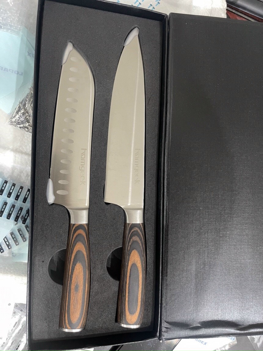 Bộ dao nhà bếp Homgeek thương hiệu hàng đầu từ Đức làm bằng thép không gỉ kèm hộp đựng