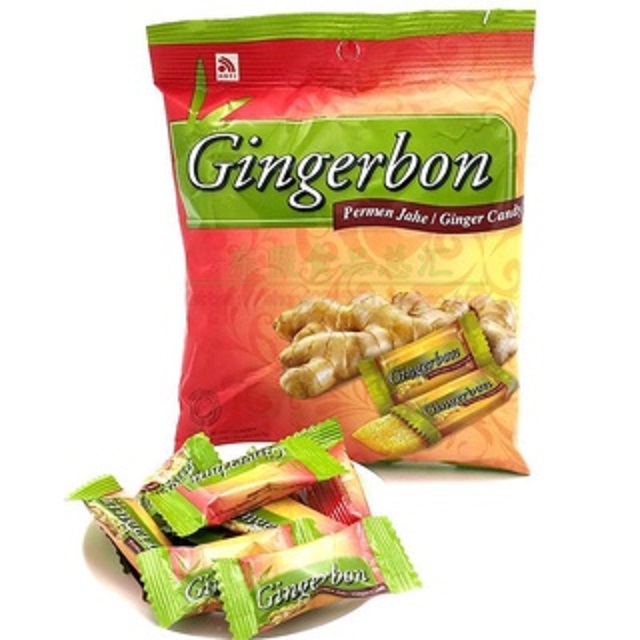 10cái kẹo dẻo Gingerbon gừng- mềm ngon