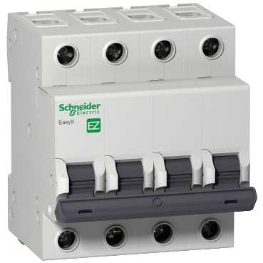 Schneider aptomat 4 pha 40a 50a 63a, át tép , cầu dao tự động, mcb, cb tép easy9 4p schneider electriccầu dao tự động, mcb, aptomat 4 pha, cb tép easy9 4p schneider electric