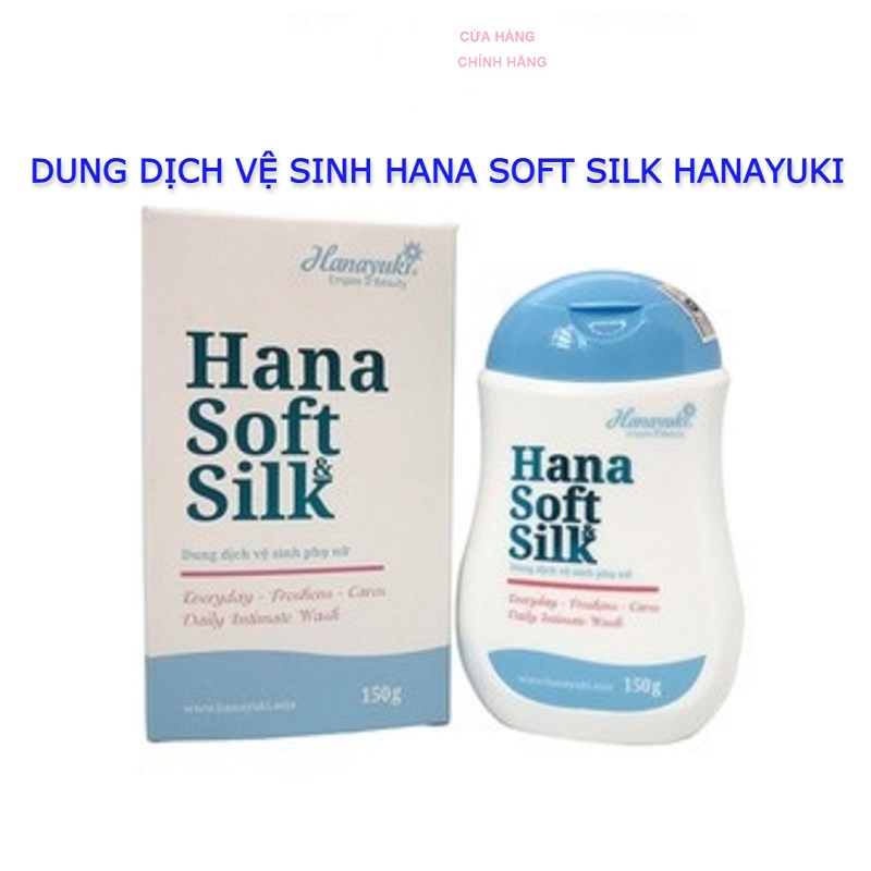 Dung Dịch Vệ Sinh Phụ Nữ Hanayuki Hana Soft Silk 150g