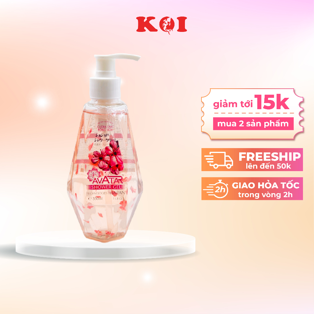 Sữa tắm nước hoa Avatar Jojoba Nhật Bản chiết xuất hoa anh đào 900ml
