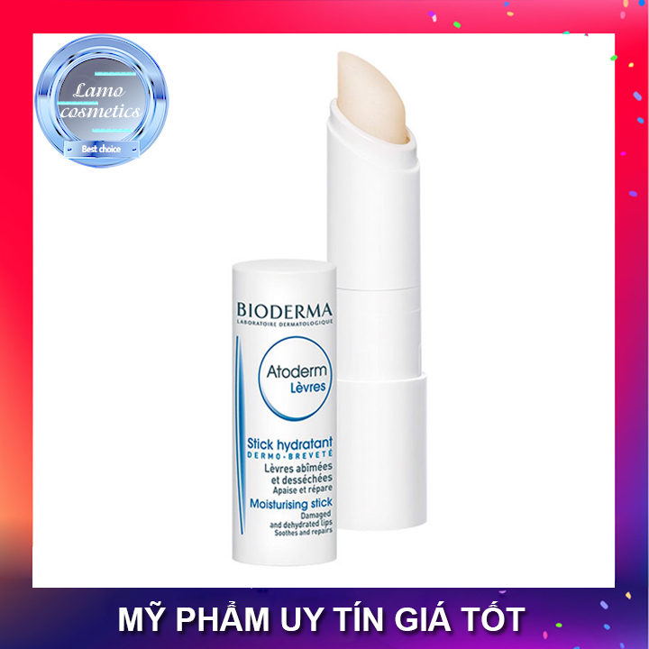 Son Dưỡng Môi Bioderma Atoderm Levres Stick Hydratant 4g