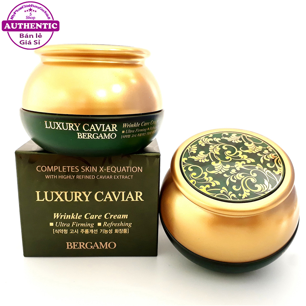 Kem Bergamo LUXURY CAVIAR Giảm Thâm Nám Chống Lão Hóa KOREA