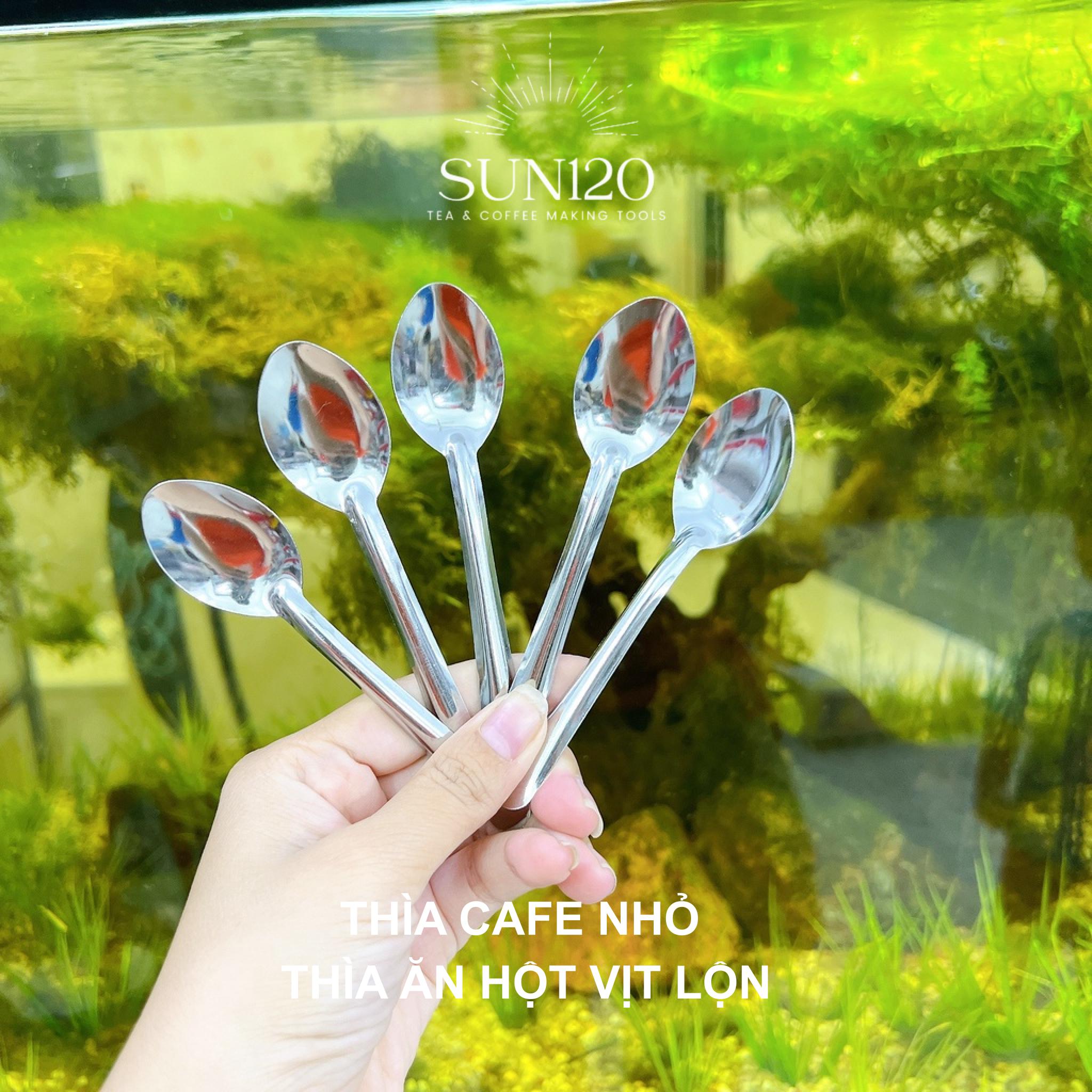 Thìa cafe inox nhỏ - muỗng ăn Hột Vịt Lộn – muỗng cafe inox giá rẻ