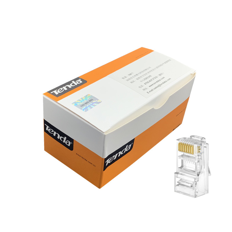 Hộp hạt mạng Tenda RJ45 Cat6 100 hạt - Hàng Nhập Khẩu