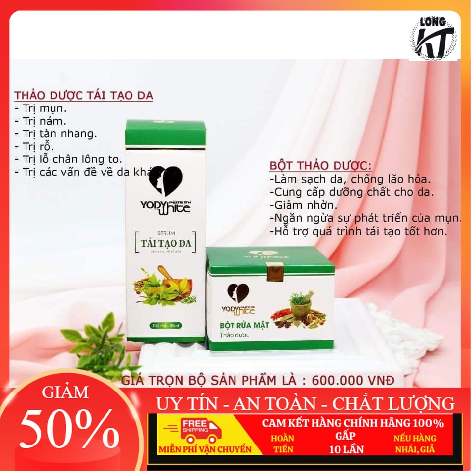 [Chính hãng- bán chạy] Serum thảo dược tái tạo cao cấp Yody White Phương Anh