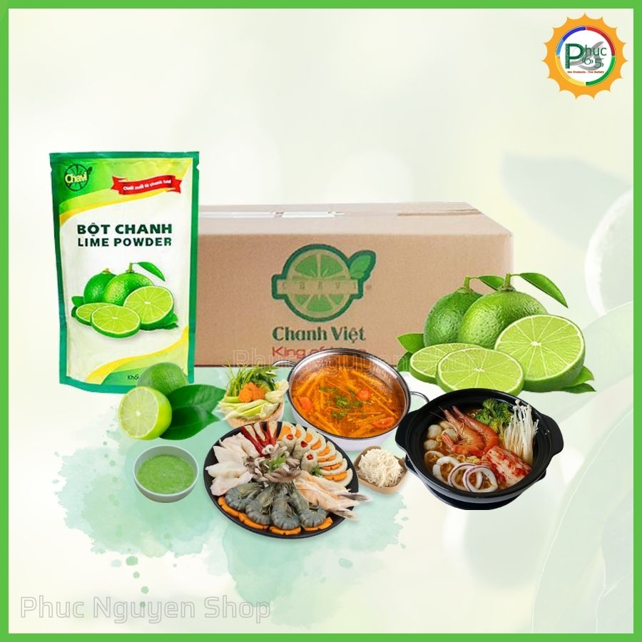 Bột chanh 400g - thùng 12 gói