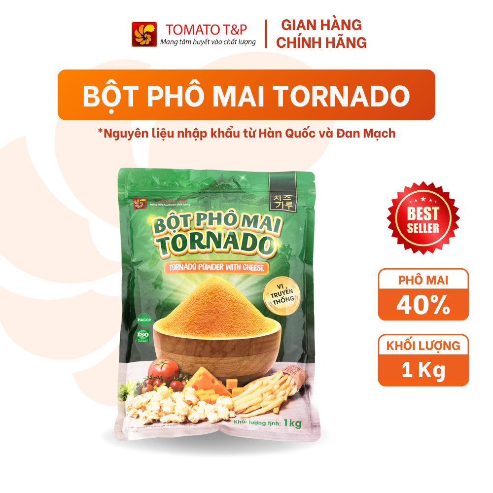 Bột phô mai Tornado truyền thống 1kg
