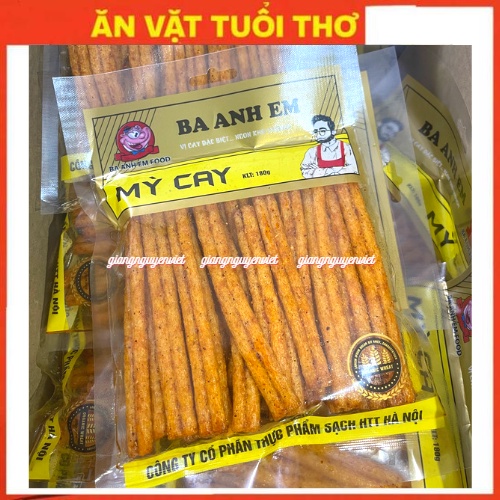 Mỳ cay - vị cay đặc biệt - gói 180gr - ba anh em