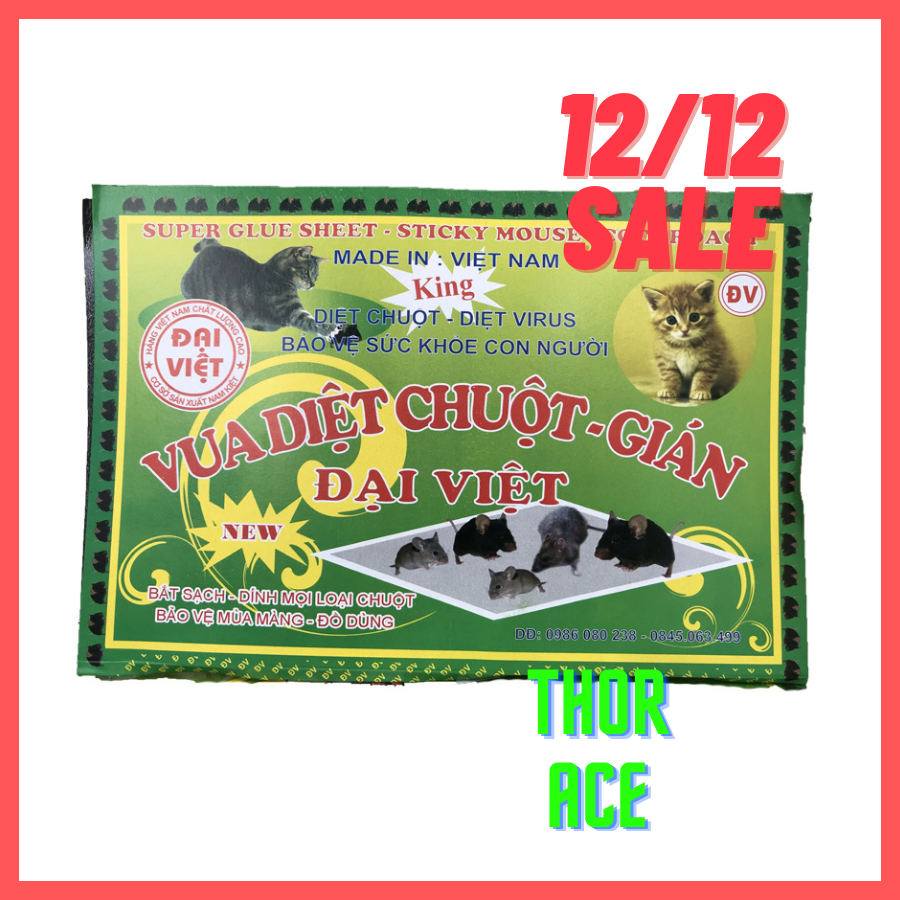 [Hoàn Tiền 10%] Combo 10 bẫy dính chuột gián Đại Việt bẫy chuột hiệu quả diệt chuột an toàn với chất keo siêu dính bẫy dùng được nhiều lần