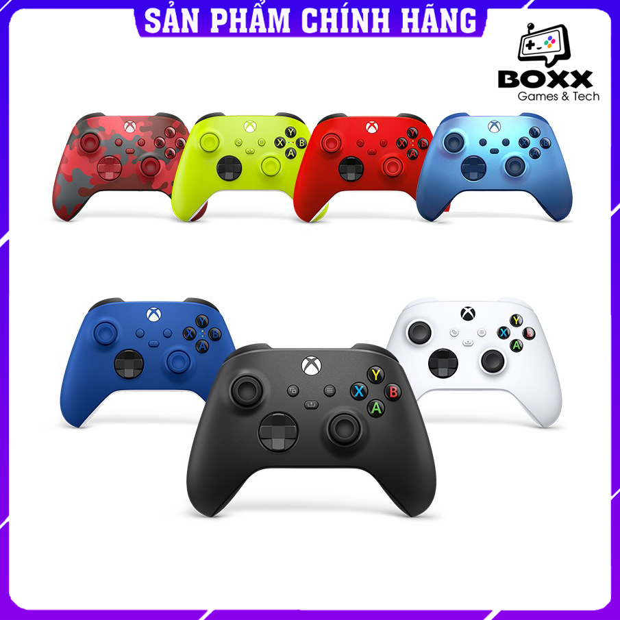 Tay cầm xbox series x, tay cầm chơi game xbox one series x,s chính hãng tặng kèm cáp
