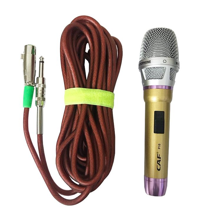 Micro có dây caf cap10 nâng cao giọng hát như ca sĩ qt