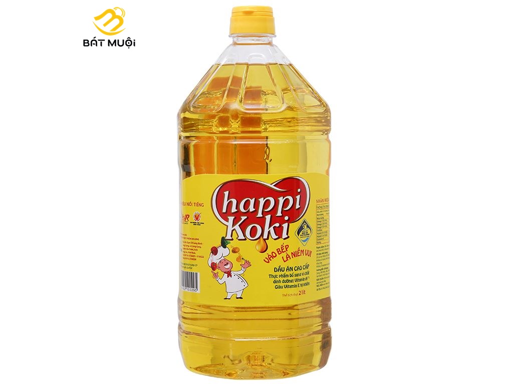 Happi Koki - Dầu ăn cao cấp can 5 lít