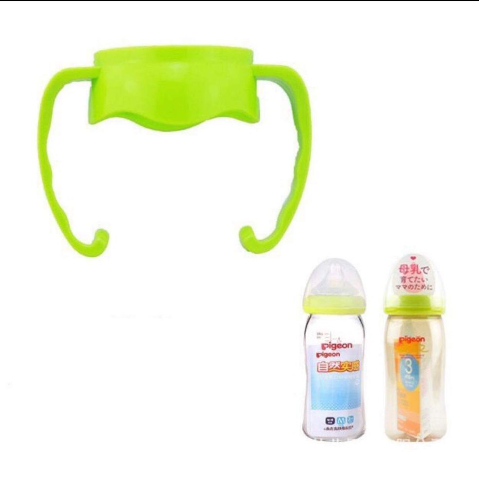 FREESHIP-Bình sữa Pigeon cổ rộng nội địa 240ml [tặng kèm tay cầm]