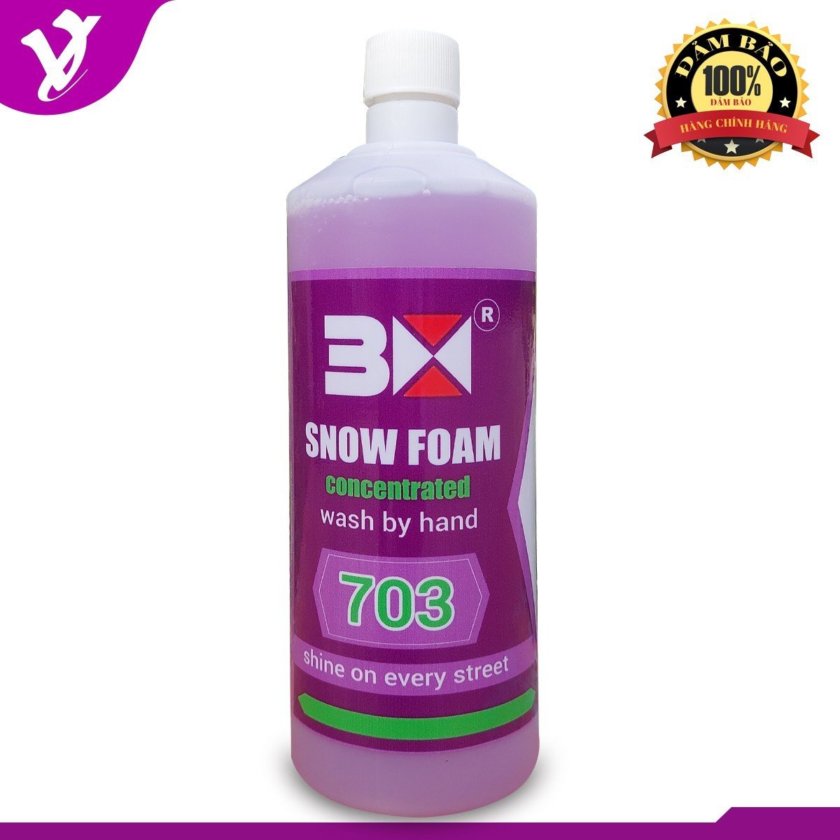 Bọt tuyết rửa xe 3x 703 1000ml đậm đặc siêu tiết kiệm