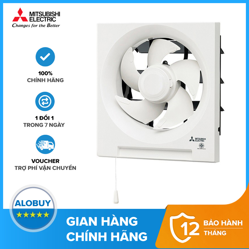 Quạt hút thông gió ốp tường hai chiều mitsubishi ex-20rh5t