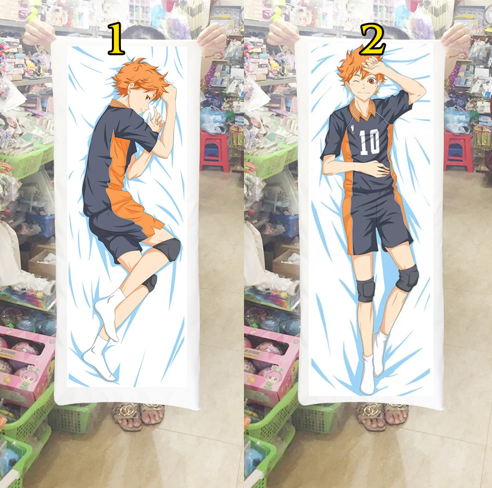 gối anime có sẵn  in theo yêu cầu 1mx40cm