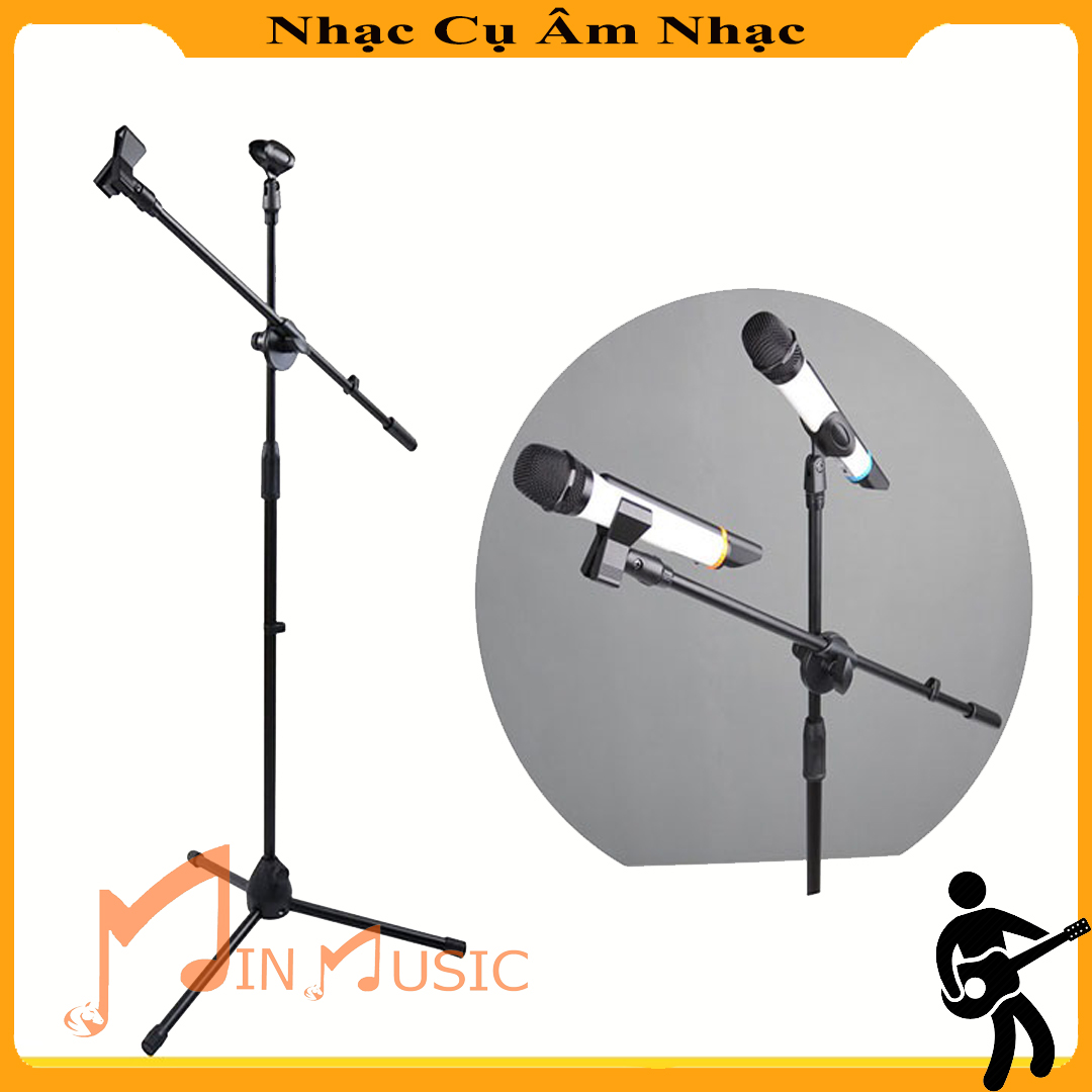 Chân micro cho đàn guitar |2 đầu mic tiện lợi