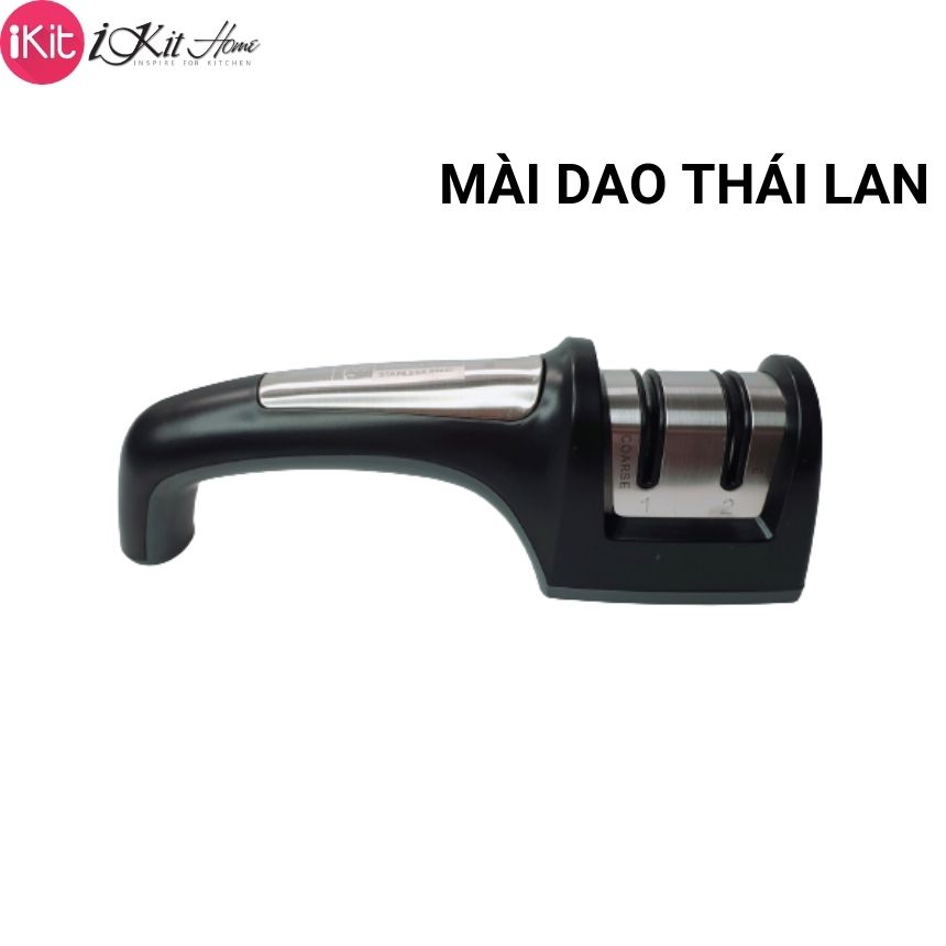 Mài dao siêu bén cầm tay Thái Lan loại xịn. Đá mài được làm từ chất mài Kim cương và các hỗn hợp cao cấp vì vậy mà mài dao rất sắc, bén và sáng bóng