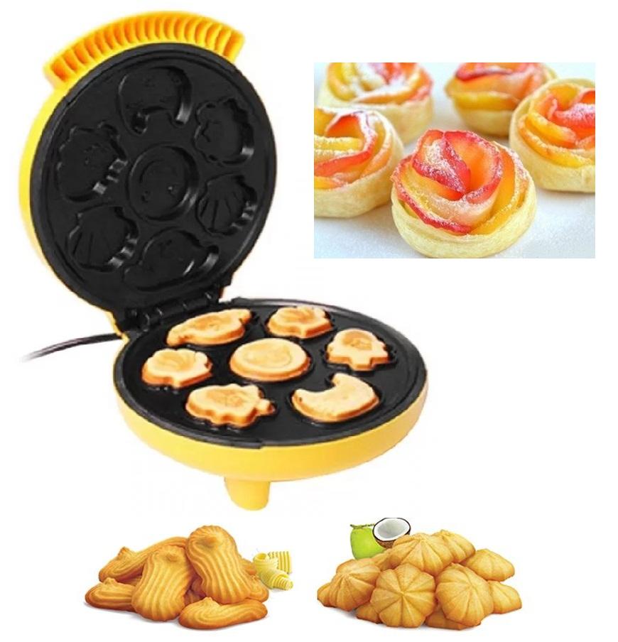 Khuôn nướng bánh bông lan chống dính hình thú -Máy nướng bánh hình thú ngộ nghĩnh cao cấp phiên bản mới- Máy Nướng Bánh Mag ic 7 Khuôn Hình Ngộ Nghĩnh