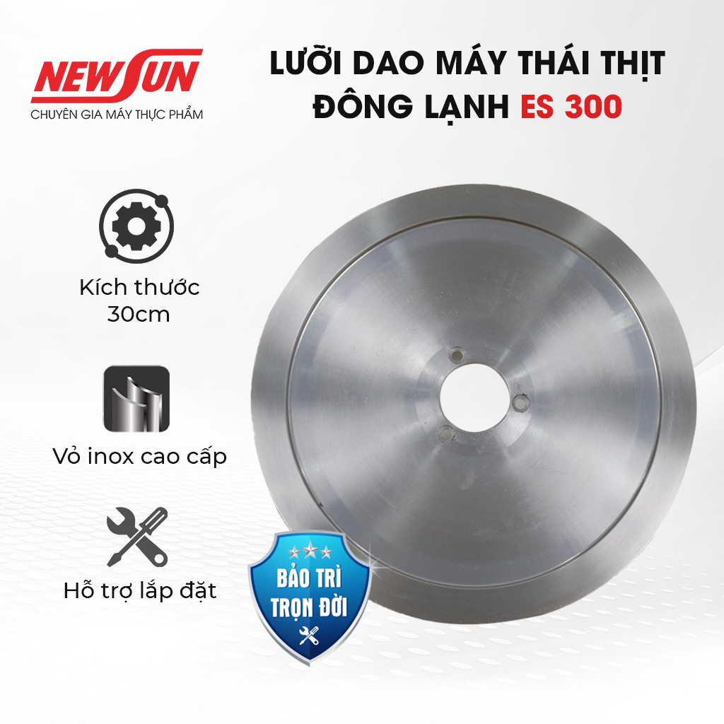 Lưỡi dao máy thái thịt đông lạnh es 250 và es 300 newsun
