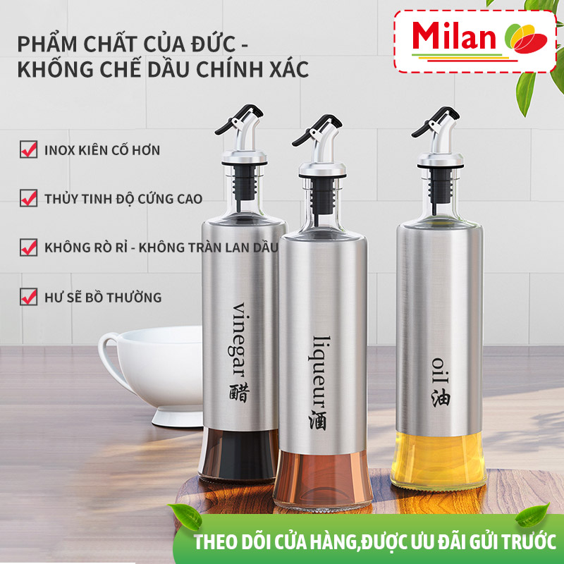 Chai Thủy Tinh Đựng Dầu Ăn Chiết Rót Có Vòi Tiện Lợi, Chai Chiết Rót Tương Dầu, Bình Chiết Chất Lỏng Có Vòi, Bình thủy tinh đựng dầu ăn, nước tương và các gia vị khác