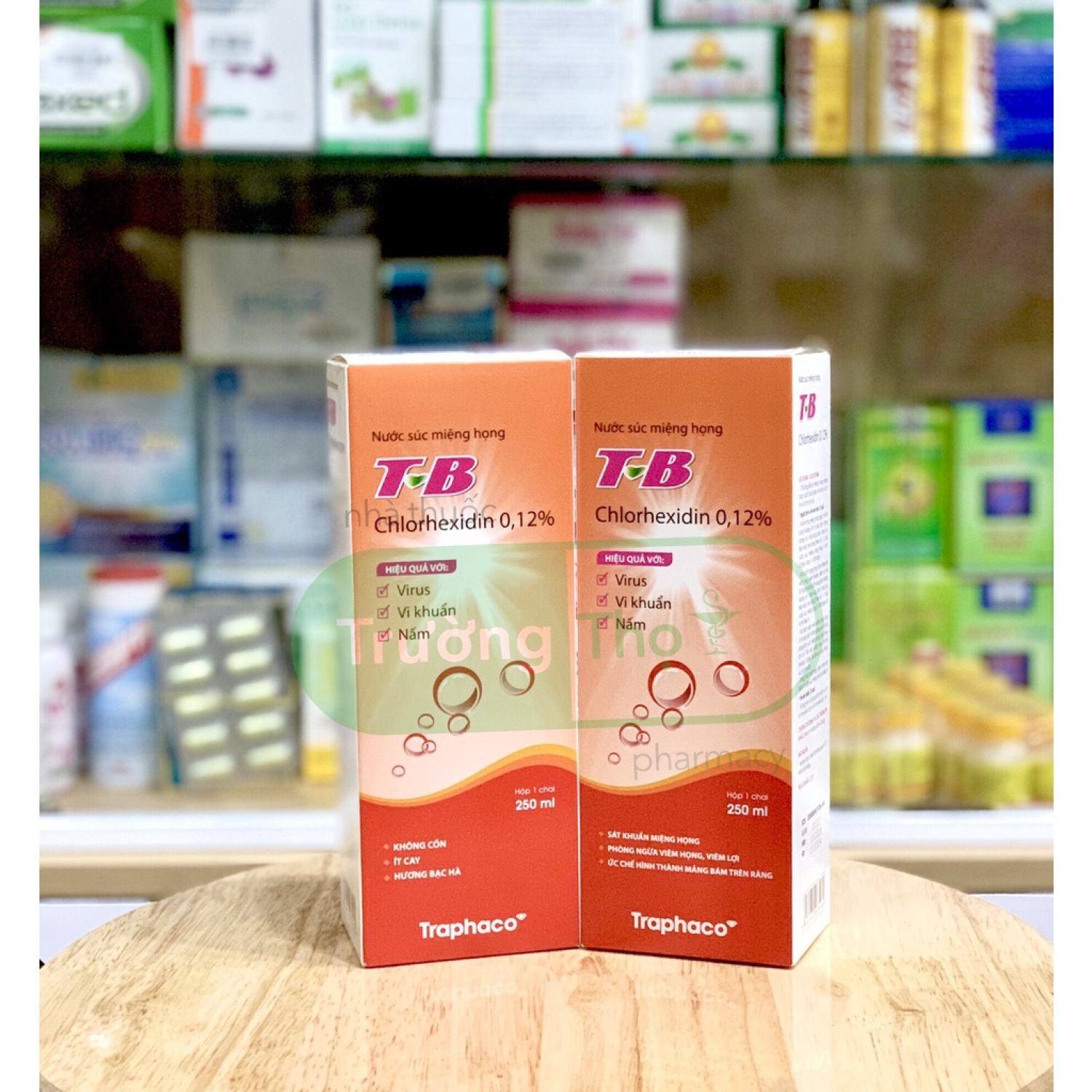 Nước súc miệng sát khuẩn tb chlorhexidin 0,12%- chai 250ml