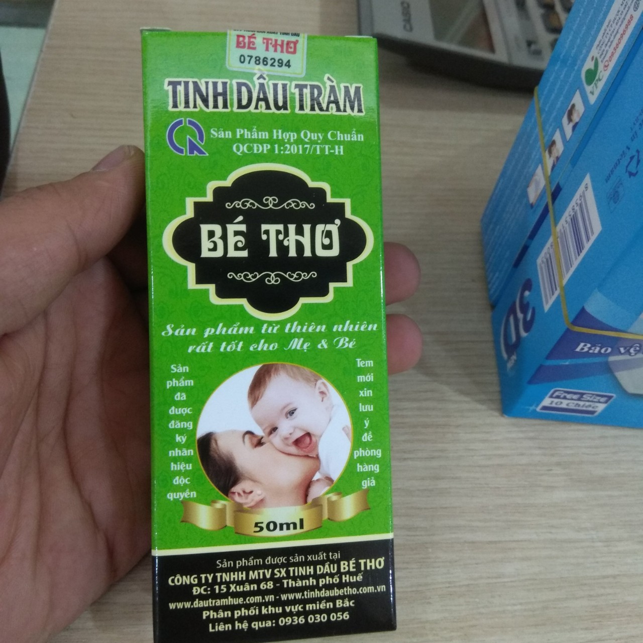 Tinh dầu tràm bé thơ-Sản phẩm đạt cúp vàng thương hiệu Việt Nam tin dùng