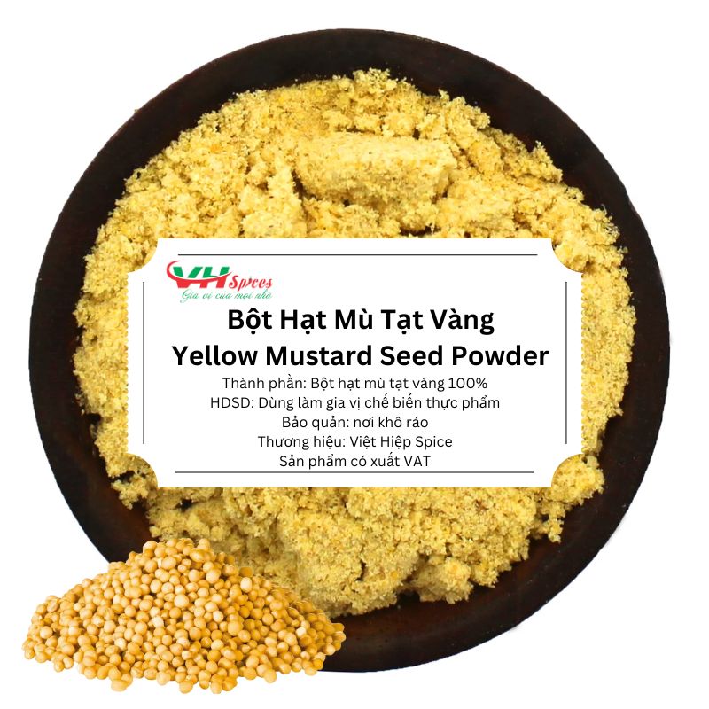Bột hạt mù tạt vàng powder việt hiệp