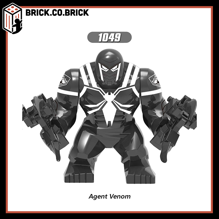 Venom carnage đồ chơi lắp ráp mô hình bigfig loại lớn siêu anh hùng marvels/ dc spider man x888
