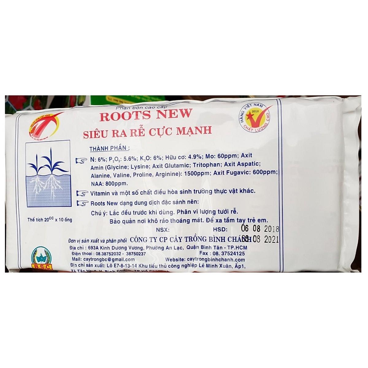 Phân bón super roots amin humic acid đậm đặc - roots new