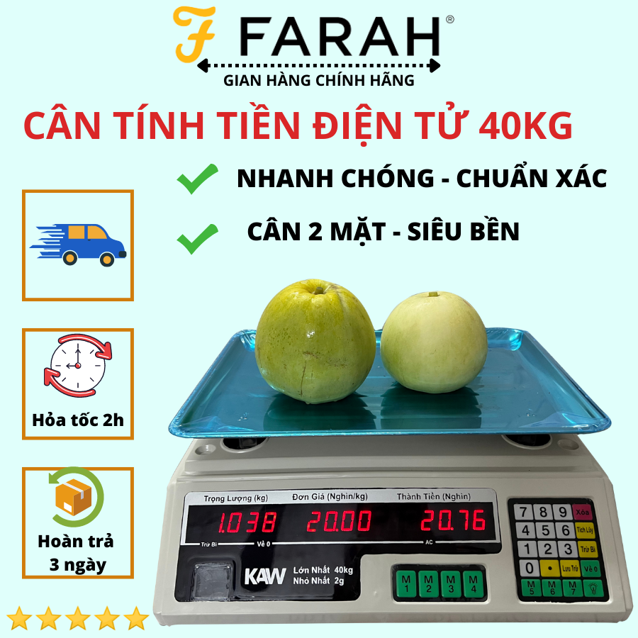  cân điện tử tính tiền chống nước cân tính tiền điện tử cân điện tử tính tiền - Cân Điện Tử Tự Tính Tiền Sạc Pin 40Kg CHÍNH XÁC CHÁT LIỆU BỀN BỈ ĐẦY ĐỦ CHỨC NĂNG TÍNH GIÁ CỘNG DỒN TRỪ BÌ bảo hành 1-1 toàn quốc 