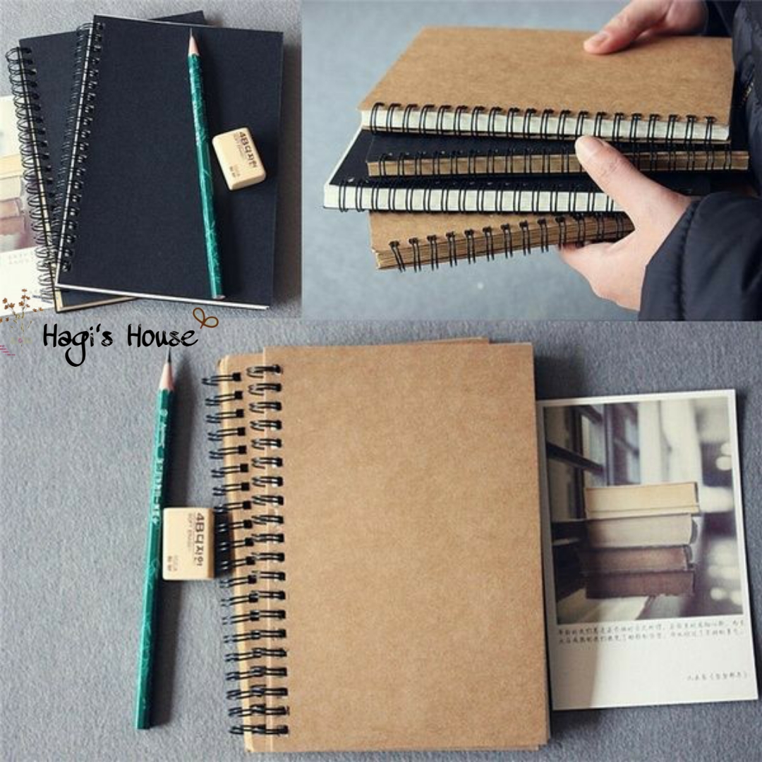 Sổ tay vẽ chì 120gsm, 100 trang, sổ vẽ phác thảo, vẽ chì, vẽ màu