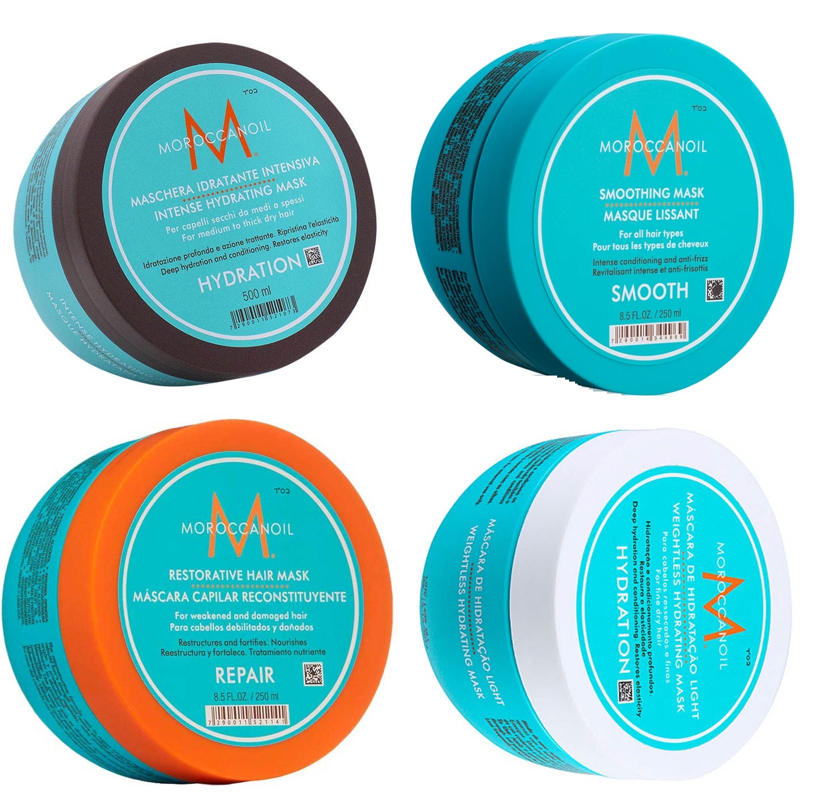 Kem Ủ Tóc Moroccanoil Dưỡng Ẩm, Suôn Mượt và Phục Hồi Tóc Hư Tổn 500ml