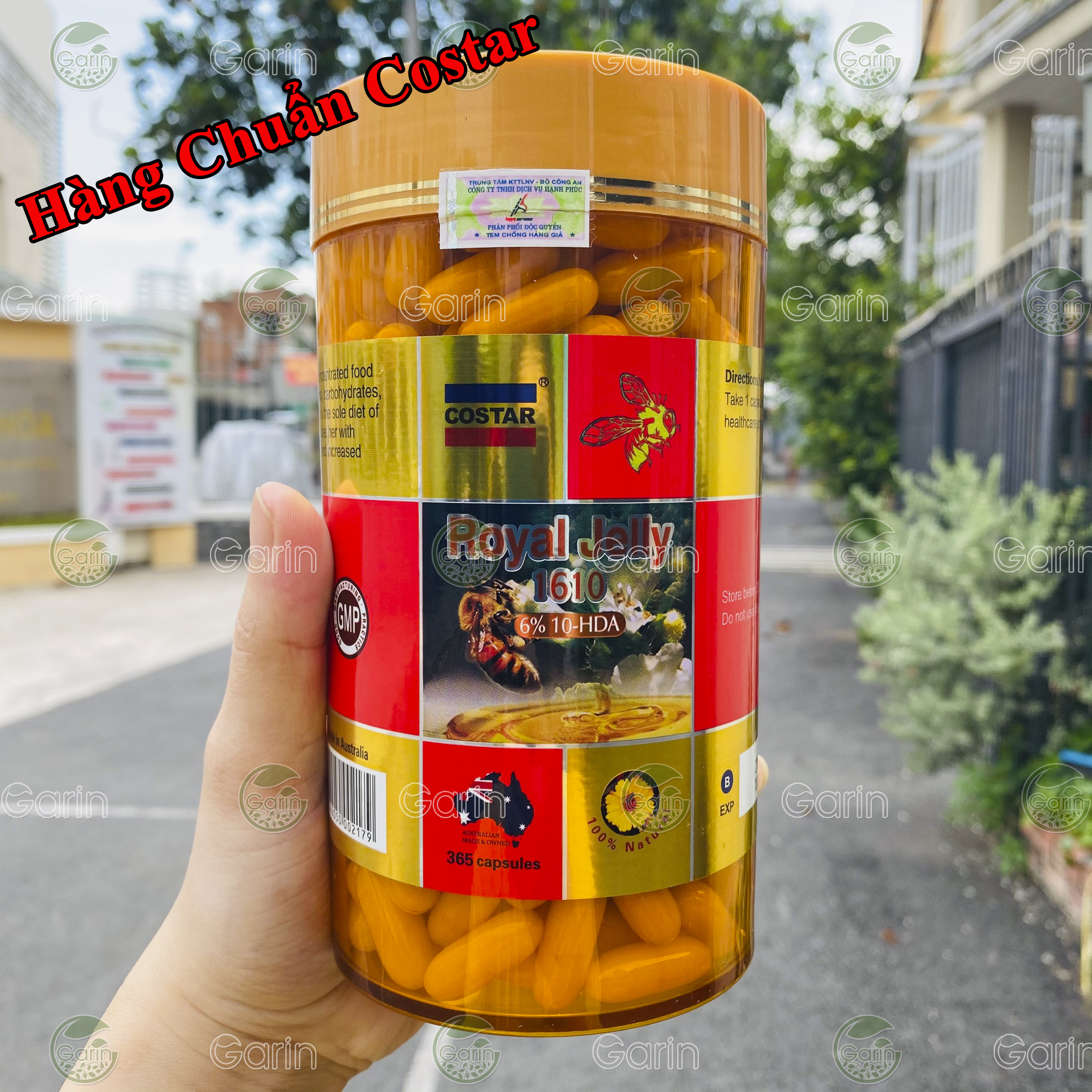 [HCM][ HÀNG CHUẨN CÓ TEM PHỤ TIẾNG VIỆT ] Sữa Ong Chúa Royal Jelly Costar Úc 1610mg 365 viên bổ sung dinh dưỡng cho cơ thể cải thiện hệ tiêu hóa mang lại làn da mịn màng trắng hồng