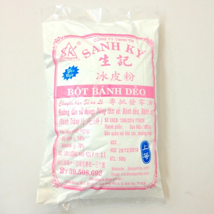 1kg bột bánh dẻo Sanh Ký 1kg làm vỏ bánh