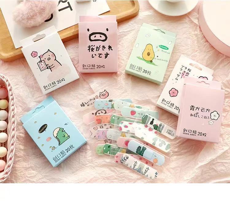 [Mua 5 tặng 1] Băng dán cá nhân (urgo) siêu dễ thương, cute giá rẻ (Hộp 20 miếng)