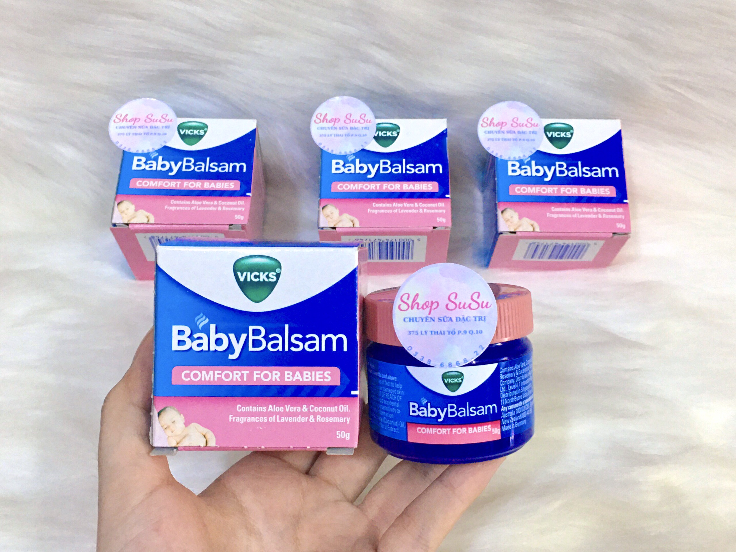Dầu Vicks Baby Balsam - dầu bôi ấm ngực❤️