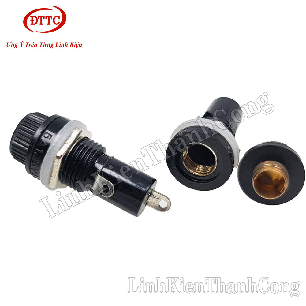 Vỏ cầu chì ống 5x20mm