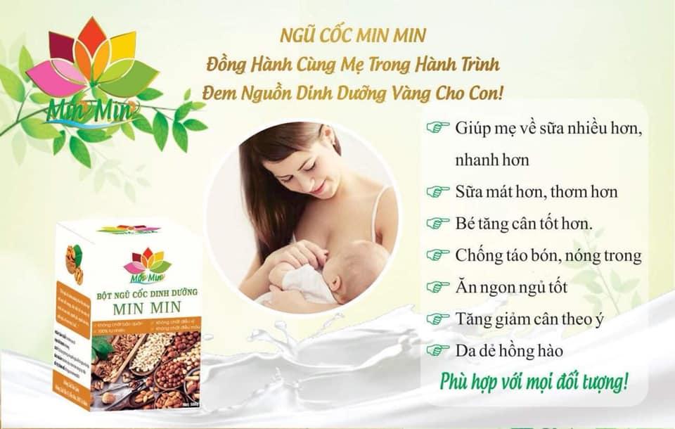 Ngũ cốc lợi sữa - bột ngũ cốc minmin 18 loại hạt