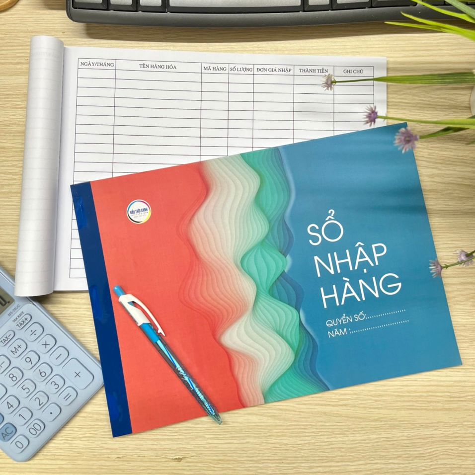 Sổ nhập hàng/ sổ bán hàng khổ a4 - 50 tờ/quyển giấy dày