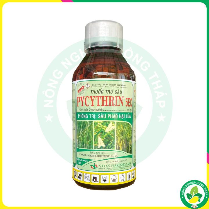 Thuốc trừ sâu pycythrin 5ec – phòng trừ: sâu phao hại lúa