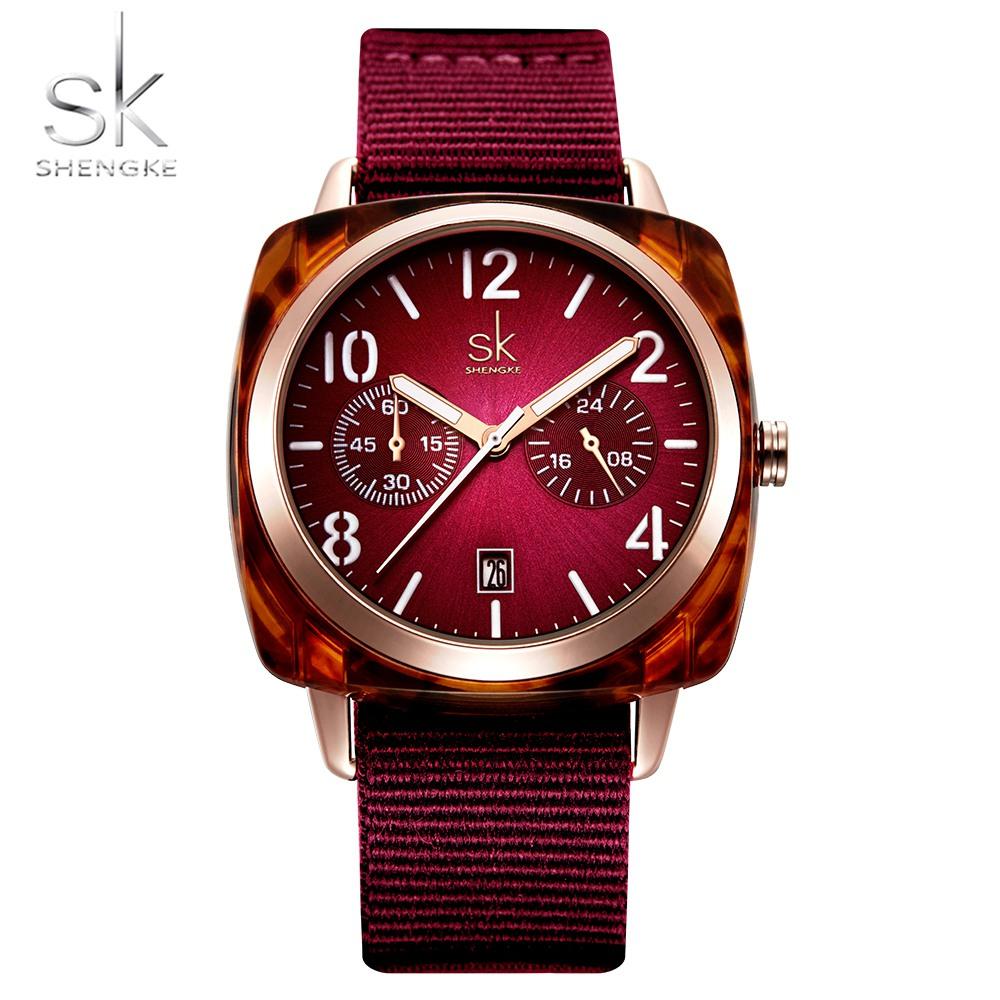 Đồng hồ nữ shengke uk k0097l