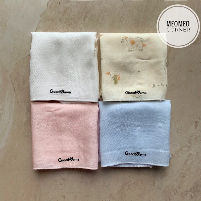 [HCM][Freeship+combo mua 2 giảm 5% +voucher] Khăn sữa sợi tre 2 lớp goodmama / good mama cho bé chất lượng sản phẩm đảm bảo và cam kết hàng đúng như mô tả