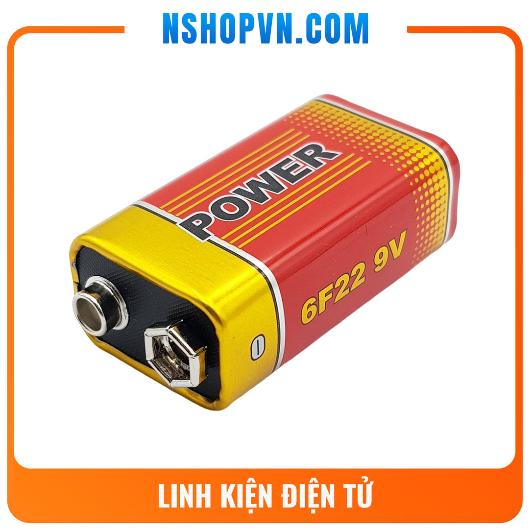 2 Pin vuông 9V powerfulcell