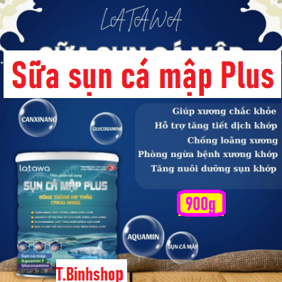 (Cam kết chính hãng)_Sữa bột SỤN CÁ MÂP PLUS [900gr/hộp, HSD 2026]
