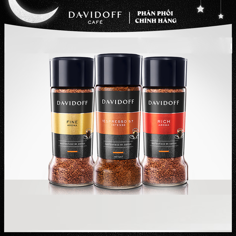 Cà phê hòa tan - Davidoff Café các loại lọ 100gram