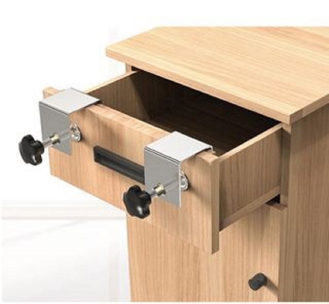 Combo 4 kẹp cố định mặt hộc ngăn kéo tủ áo