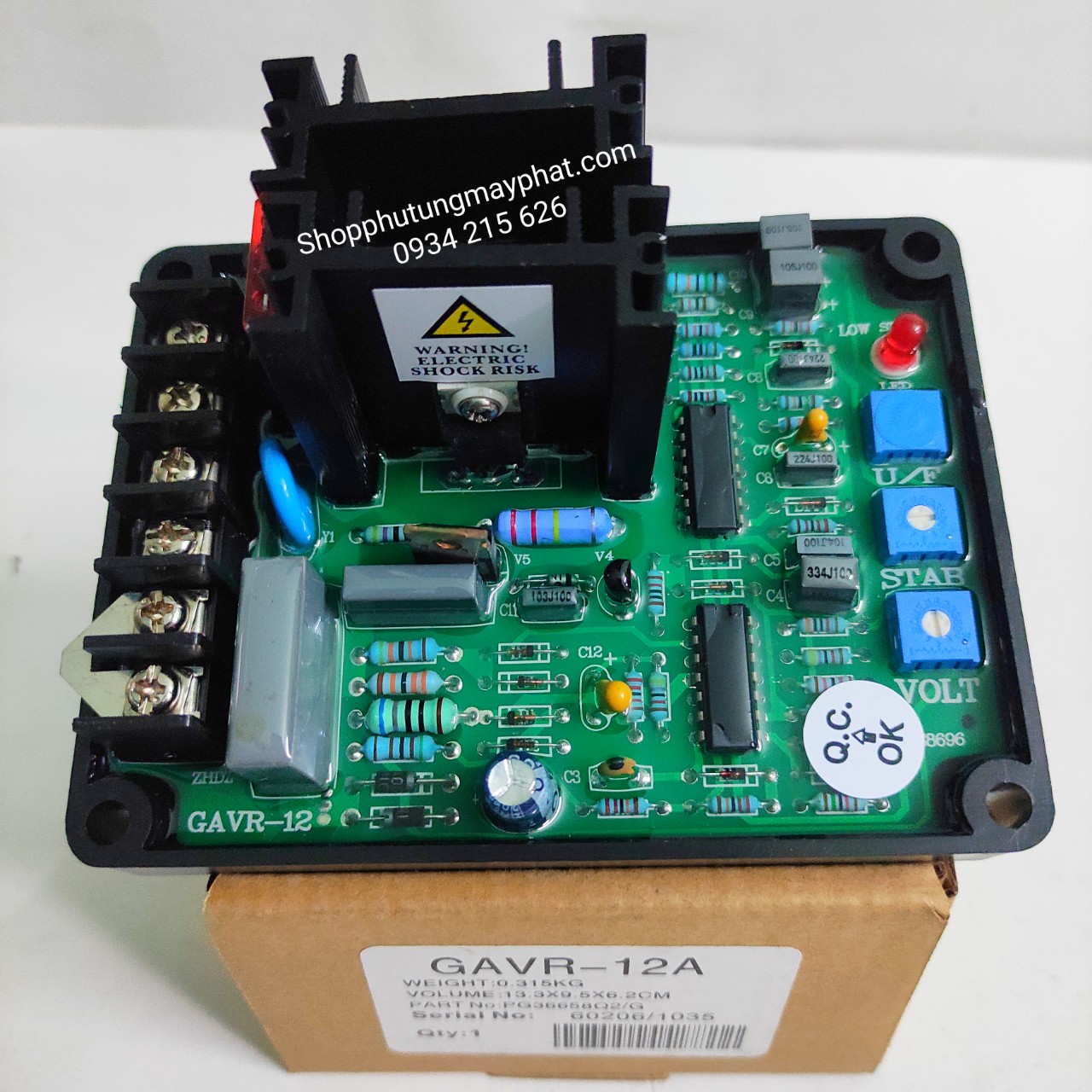 Avr máy phát điện -12a